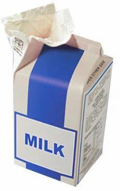 Printed Kraft Paper Milk Packaging Box, Shape : Rectangular