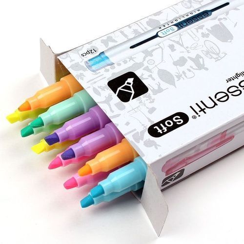 Plastic Highlighter Marker, Ink Color : Optional