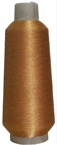 Pale Golden Embroidery Zari Thread, Packaging Type : Cone