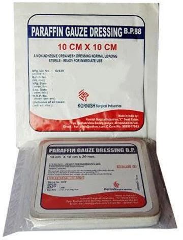 Paraffin Gauze Dressing, For Stem Bleeding