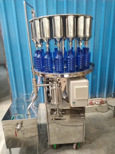 Semi Automatic Liquid Filling Machine, Voltage : 220 V