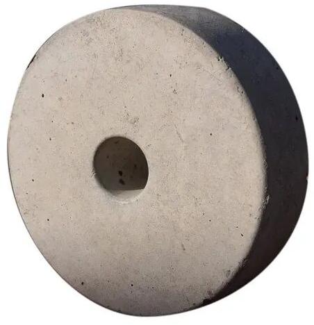 Cement Round Cover Block, Color : Grey