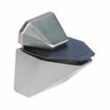 Aluminium Glass Bracket, For Door, Size : 4 Inch