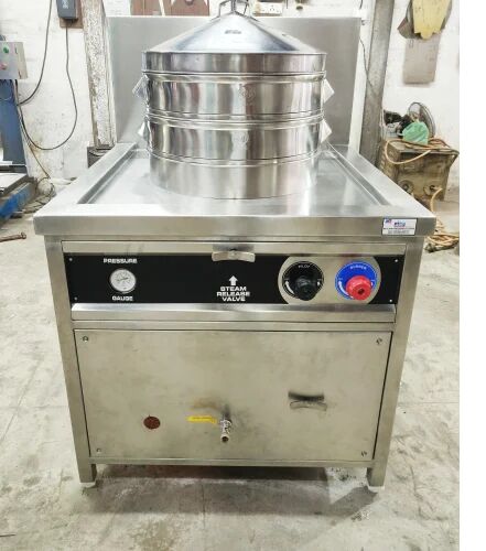 SS Dim Sum Steamer, Color : Silver