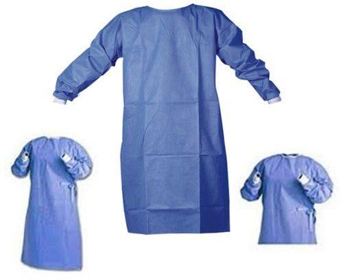 Optitech Non Woven Plain Disposable Surgical Gowns, Color : Blue