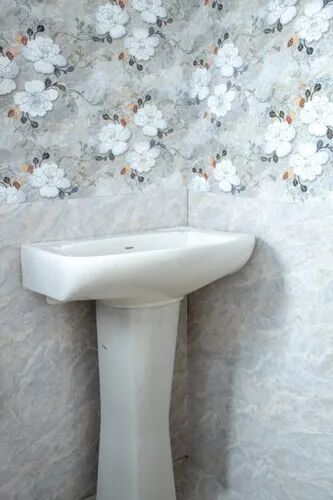 Ceramic Pedestal Wash Basin, Color : White