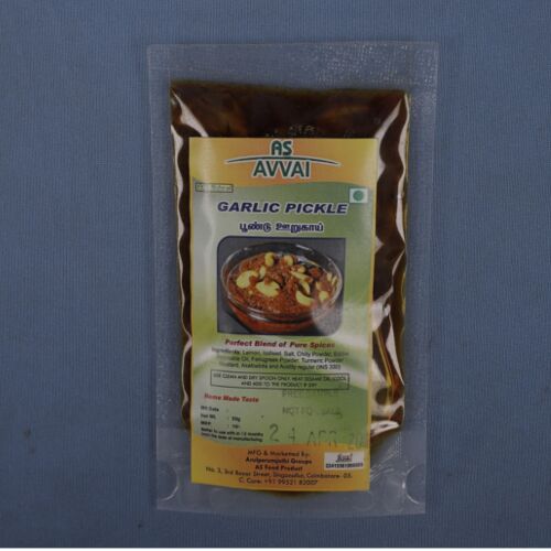 Garlic Pickle, Packaging Size : 50 Gm