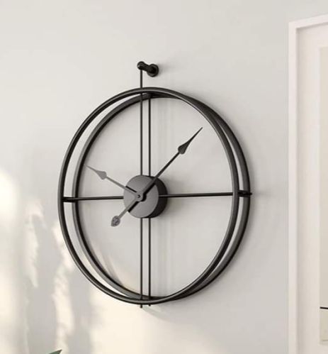 Multicoloured Stainless Steel Wall Clock, For Home, Office, Decoration, Size : Customised