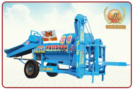 Super Deluxe Manku Haramba Thresher, For Agriculture Use, Color : Blue