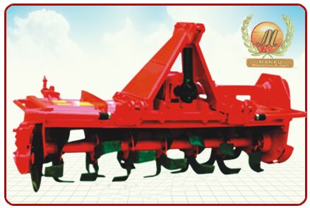 Hydraulic Manual Manku Rotavator, For Agriculture Use, Color : Red