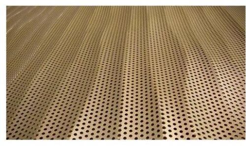 Brass Perforated Sheet, For Industrial, Technique : Hot Rolled