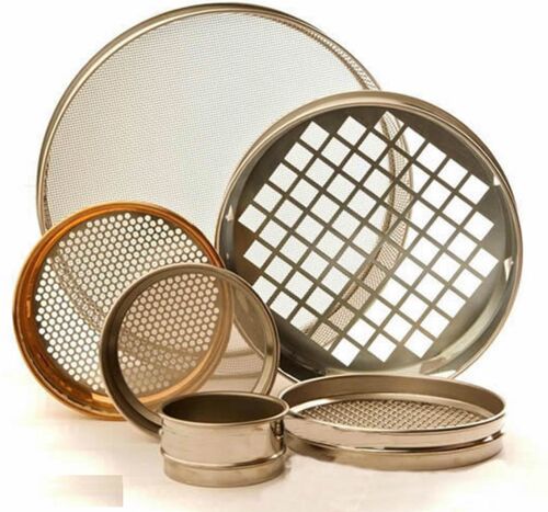 Test Sieve, For Industrial, Color : Silver, Golden