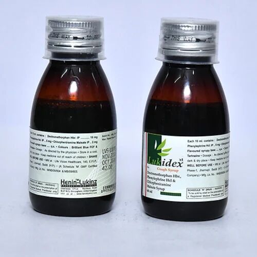 Dextromethorphan Cough Syrup, Bottle Size : 60 Ml