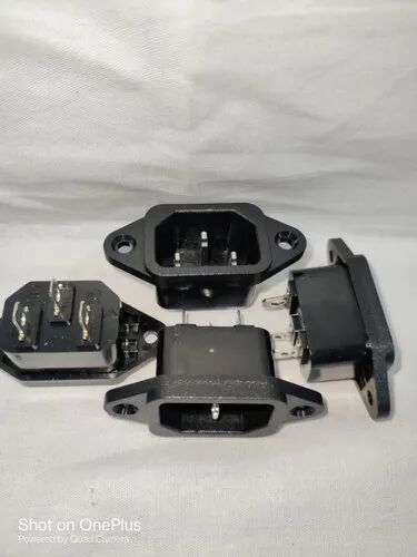 Black AC Power Sockets