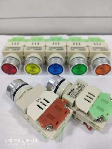 Multicolor Plastic Illuminated Push Button