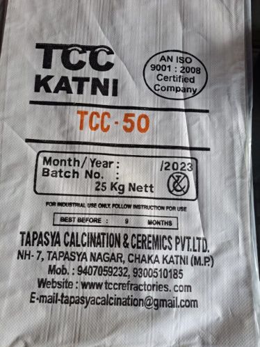 Grey Powder TCC Fire Castable Cement, For Industrial, Packaging Type : Plastic Bag