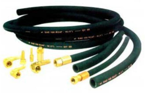 Green Rubber Metal Coated Flexible Hydraulic Hose Pipe