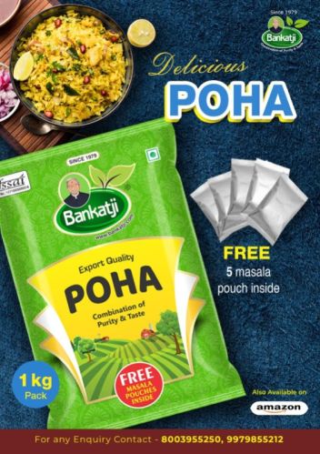 800 Gm Poha With Inside Seasoning Masala