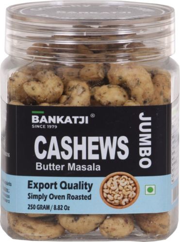 Jumbo Pack Butter Masala Cashew Nuts, Packaging Type : Food Grade Plastic PET Jar