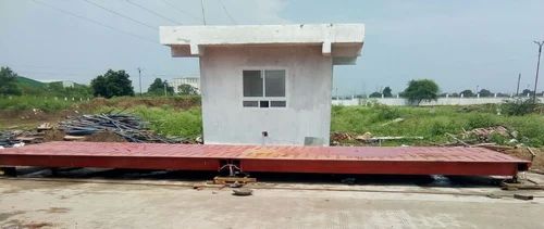 Mild Steel 50 Hz Portable Electronic Weighbridge, Load Capacity : 155 Ton