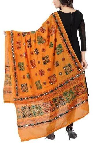 Cotton Phulkari Dupatta