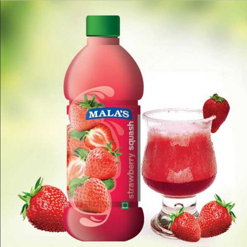 Mala'S Strawberry Squash, Packaging Size : 750ml