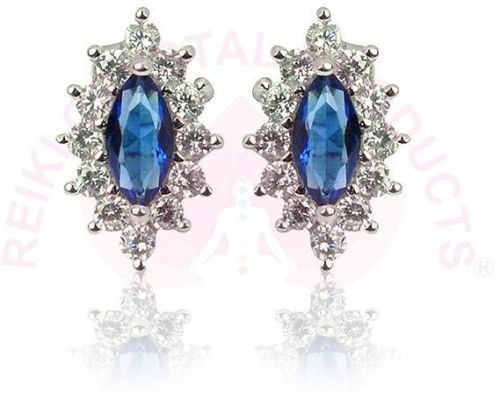 Earrings, SKU:Blue-Color-Studs-4-07