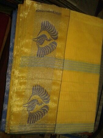 Unstitched Cotton Sarees, Occasion : Casual Wear