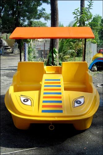 FRP Car Model Paddle Boats, Color : Green, Red