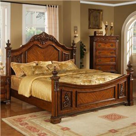 Wooden Bed Set