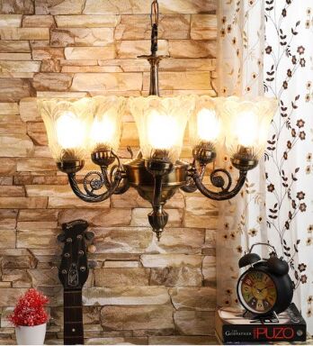 Iron Copper Aluminium Chandelier