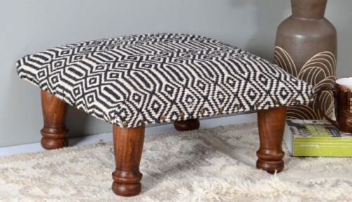 Removable Legs Paddle Fabric Foot Stool