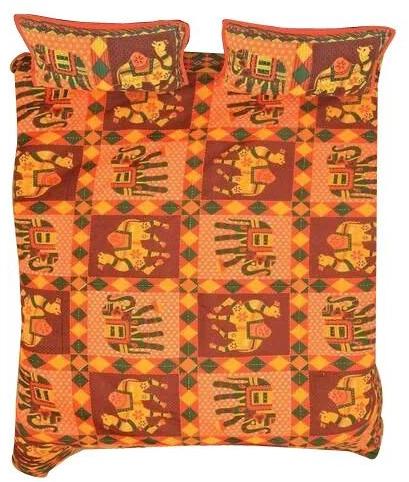 Printed Cotton Bed Sheet, Size : 6x7 Feet