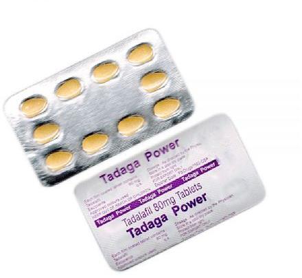 Tadaga Power 80mg Tablets (Tadalafil 80mg)