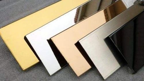 Rectangular Polished Stainless Steel Gold/rosegold Sheets, For Construction, Grade : 304