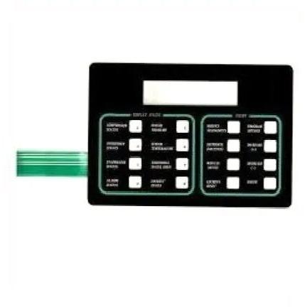 Black Membrane Keypad Sticker