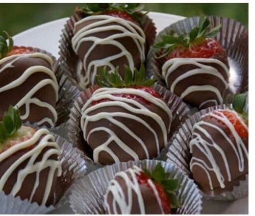 Strawberry Coated Chocolates