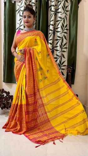 Unstitched Designer Embroidery Saree