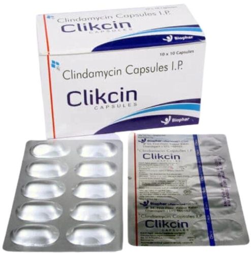 Clindamycin Capsules, For Pharmaceuticals, Clinical, Personal, Hospital, Packaging Type : Alu-Alu