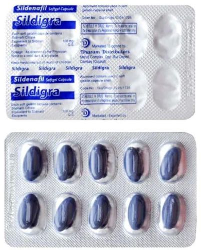Sildigra Soft Gel Capsules, Packaging Size : 10X10 Pack