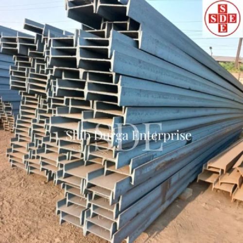 Non Poilshed Mild Steel MS Beam Joist, For Construction, Manufacturing Unit, Length : 6000-12000mm