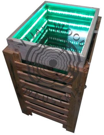 DIY Wooden Sofa Side Table, Size : Customize