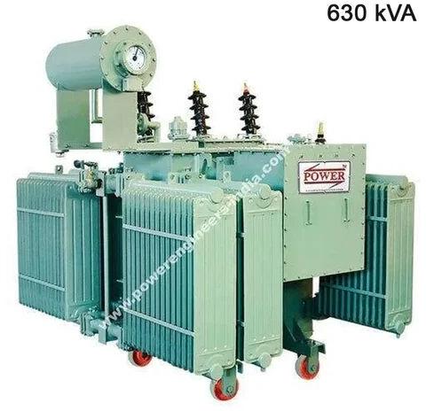 630 kVA Oil Cooled 3-Phase Mild Steel Distribution Transformer