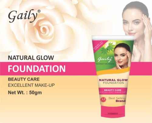 Gaily Foundation Cream, For All Skin Type, Packaging Type : Plastic Tube
