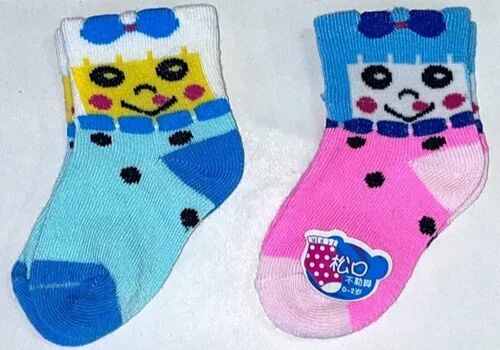 Kids Printed Cotton Sock, Occasion : Casual Wear