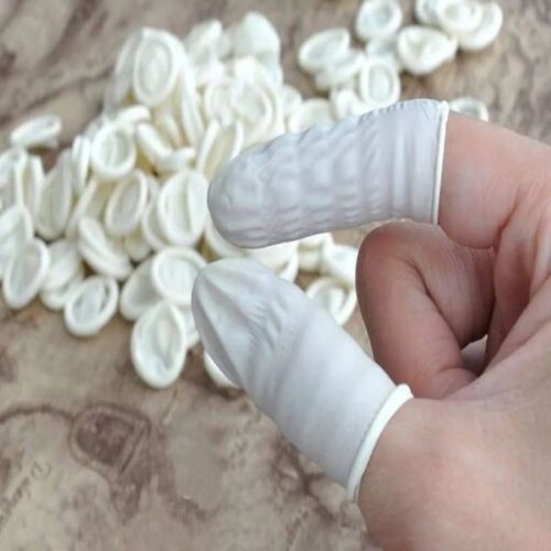 Electric Finger Cots, Color : Light White