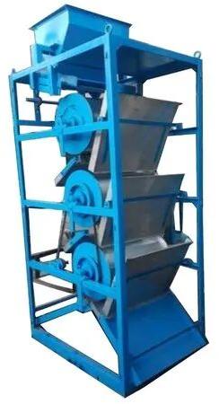 Polished Mechanical Manual Triple Drum Magnetic Separator, For Industrial, Voltage : 220V