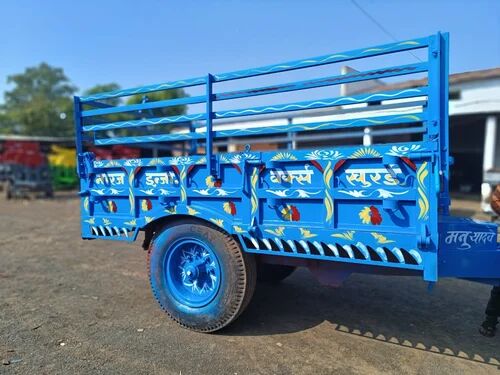 Mild Steel Hydraulic Tractor Trolley