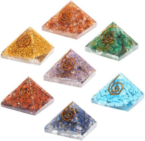 7 Chakra Pyramid Set, For Healing, Peace, Serenity, Size : Customised