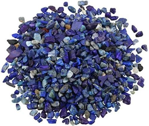 Blue Lapis Lazuli Gemstone Chips, For Bracelet, Earring, Necklace, Packaging Type : Poly Bag